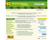 Tablet Screenshot of biodiesel-uruguay.com